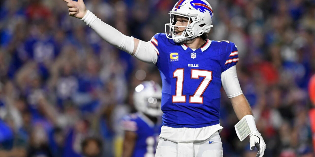 Josh Allen lanza 4 pases de TD y los Bills arrollan 47-10 a decepcionantes Jaguars