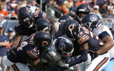 Caleb Williams sufre en su debut, pero su defensiva lo salva en triunfo de Bears 24-17 sobre Titans