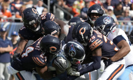 Caleb Williams sufre en su debut, pero su defensiva lo salva en triunfo de Bears 24-17 sobre Titans