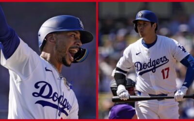 Ohtani y Betts hilan jonrones en el 9no para que Dodgers dejen tendidos 6-5 a Rockies