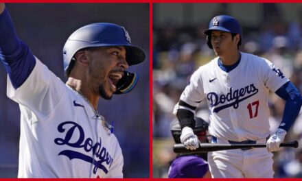 Ohtani y Betts hilan jonrones en el 9no para que Dodgers dejen tendidos 6-5 a Rockies