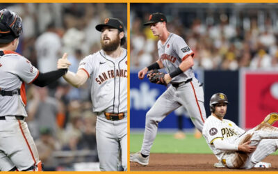 McCray batea dos HRs y remolca 5 para que Gigantes venzan 6-3 a Padres