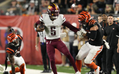 El novato Jayden Daniels roza la perfección en triunfo de Commanders 38-33 sobre Bengals