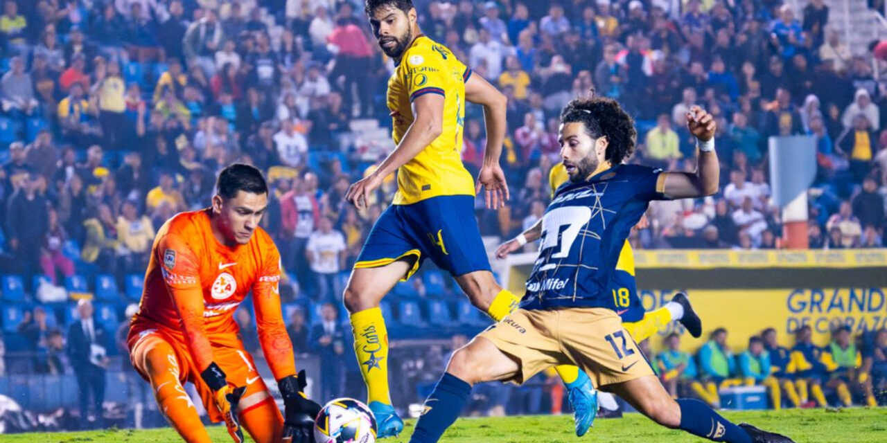 Pumas derrota al América y se consolida de cara a la liguilla del torneo Apertura