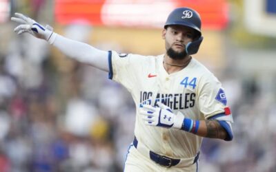 Jonrón de Pages corona 1ra entrada de 6 carreras y Dodgers derrotan 7-2 a Guardianes