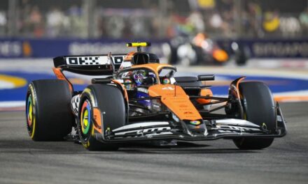 Landon Norris gana desde la pole en Singapur y recorta 7 puntos a Verstappen