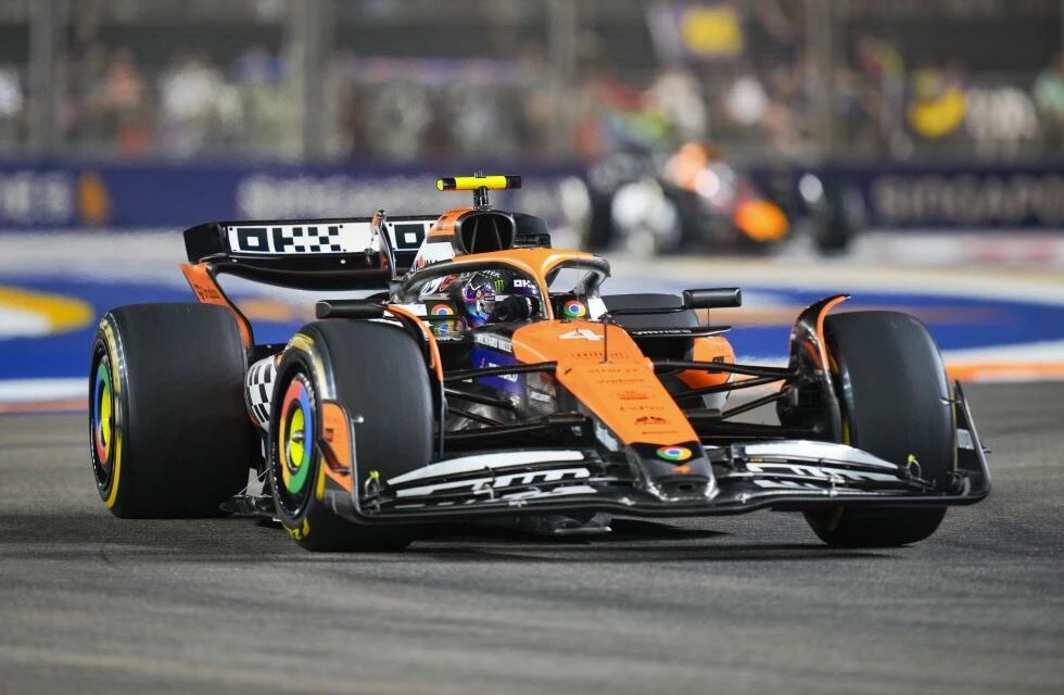 Landon Norris gana desde la pole en Singapur y recorta 7 puntos a Verstappen