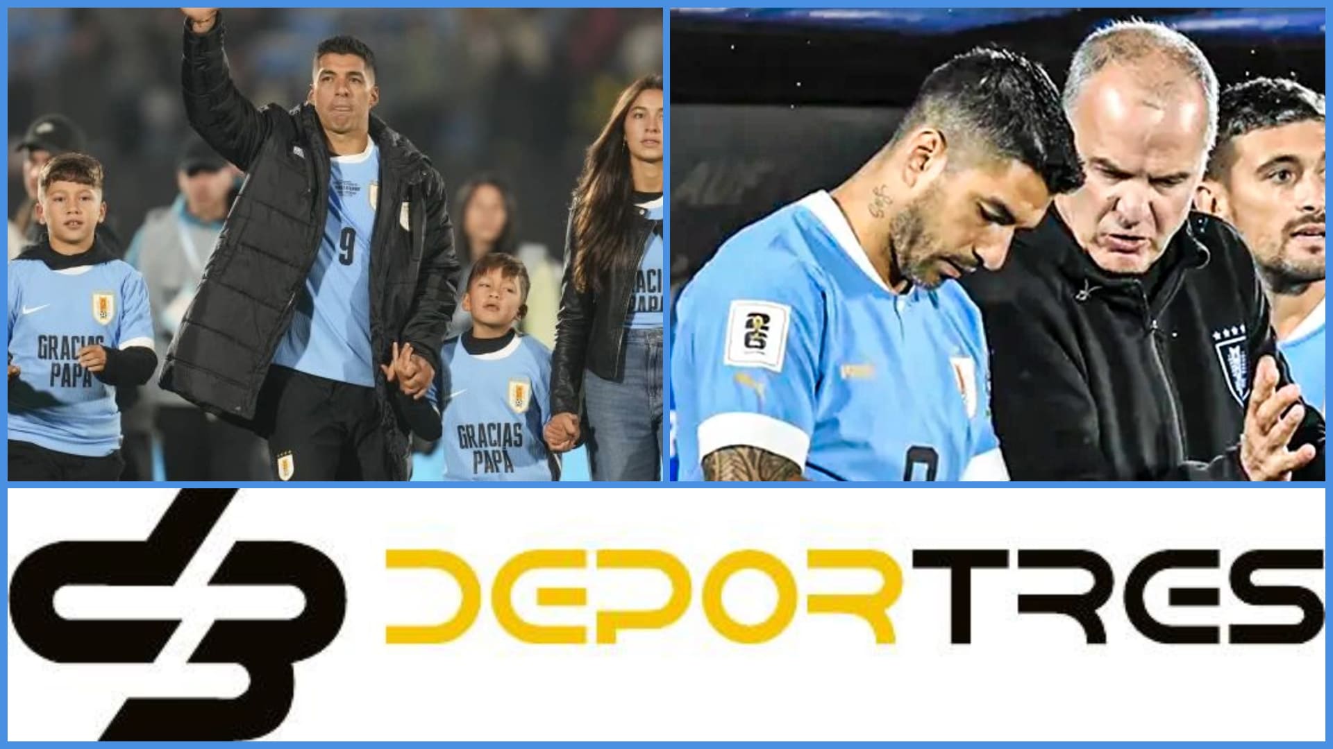 Luis Suárez provoca un terremoto en Uruguay con duras críticas a Bielsa de cara a nuevas fechas FIFA(Video D3 completo 12:00 PM)