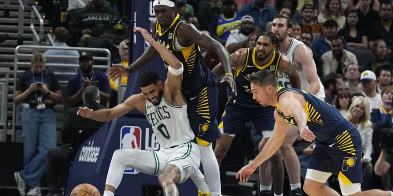 Siakam aporta 29 puntos y triple decisivo para victoria de Pacers sobre Celtics, 135-132 en alague