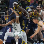 Siakam aporta 29 puntos y triple decisivo para victoria de Pacers sobre Celtics, 135-132 en alague