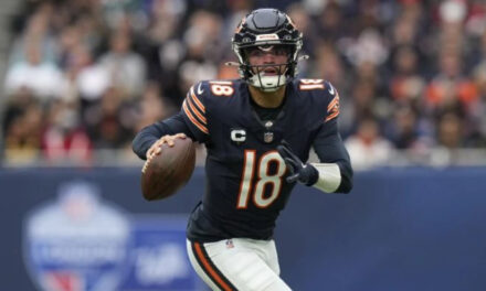 Caleb Williams lanza 4 pases de TD y Bears vapulean 35-16 a Jaguars en Londres