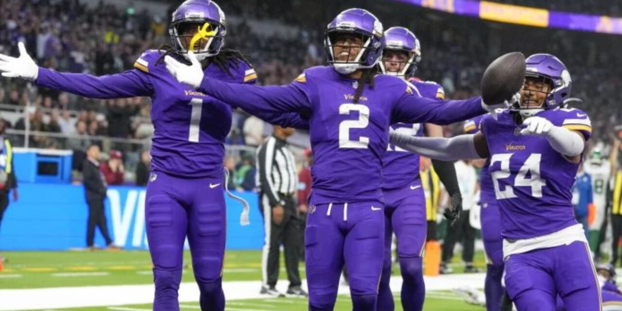 Vikings amansan 23-17 a Rodgers y Jets en Londres para quedar 5-0