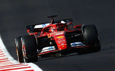Ferrari termina con ‘reinado’ de Verstappen en GP de EU; Checo 7º