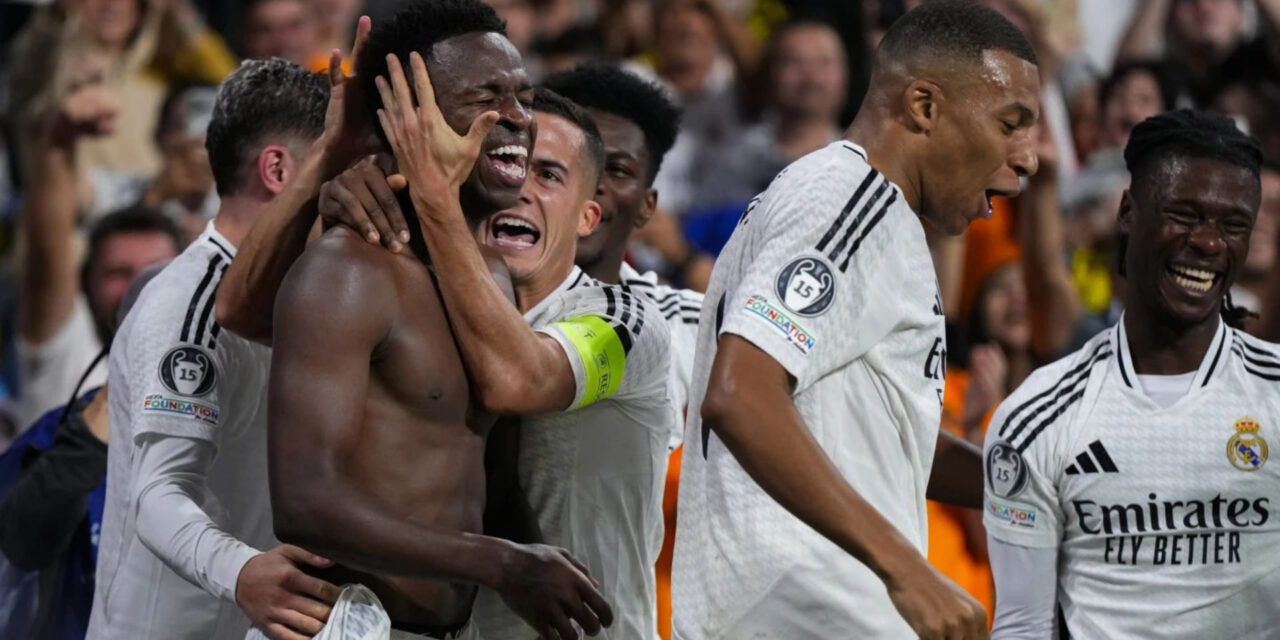 Real Madrid remonta ante el Dortmund con ‘hat trick’ de Vinicius