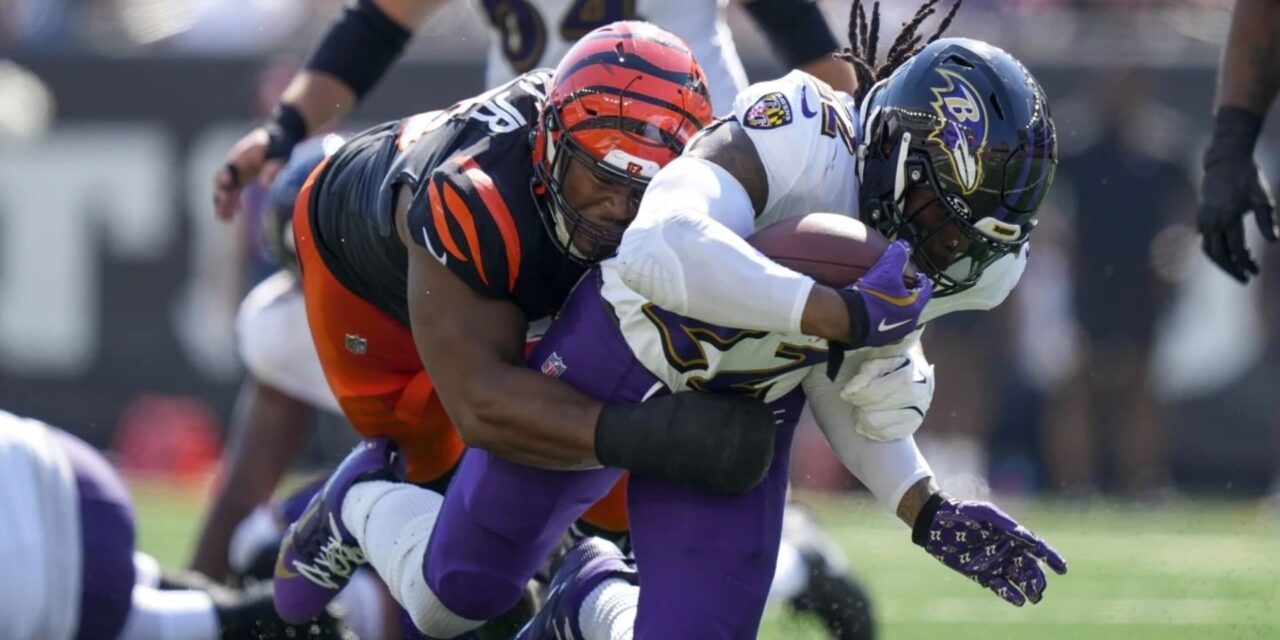 Gol de campo de Tucker después de largo acarreo de Henry da triunfo a Ravens 41-38 ante Bengals