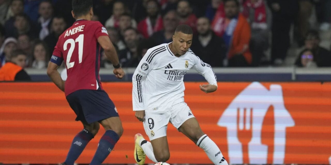 Mbappé no puede rescatar a un pálido Real Madrid que cae ante Lille en la Liga de Campeones