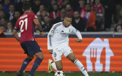 Mbappé no puede rescatar a un pálido Real Madrid que cae ante Lille en la Liga de Campeones