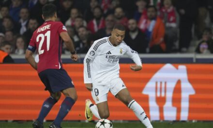 Mbappé no puede rescatar a un pálido Real Madrid que cae ante Lille en la Liga de Campeones