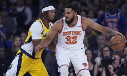 Towns y Brunson llevan a Knicks a victoria de 123-98 sobre los Pacers al debutar en casa