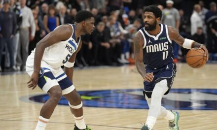 Mavs superan a Timberwolves 120-114 en revancha de finales del Oeste, con 35 puntos de Irving