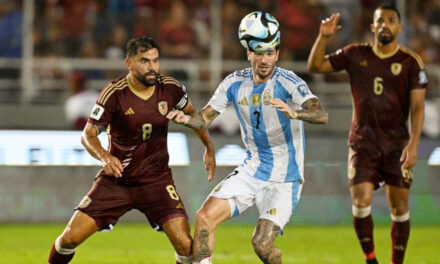 Argentina terminó 1-1 con Venezuela y empató por primera vez en la eliminatoria