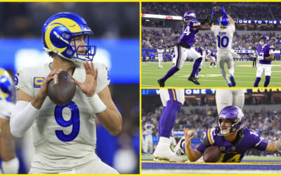 Stafford lanza 4 pases de anotación y Rams vencen 30-20 a Vikings tras recuperar a Kupp y Nacua
