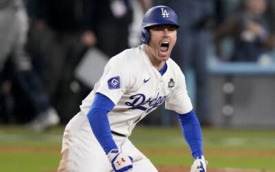 Jonrón de Freeman en la 10ma da triunfo a Dodgers ante Yankees en vibrante inicio de Serie Mundial