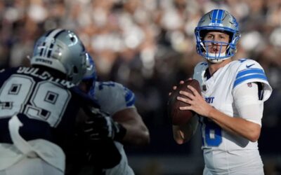 Jared Goff lanza tres pases de TD y Lions aplastan 47-9 a Cowboys, que vuelven a perder en casa