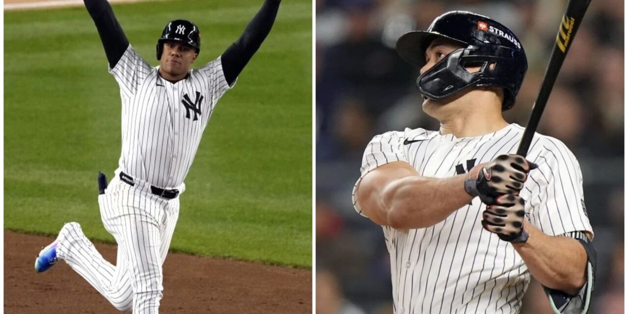 Soto y Stanton suenan jonrones, Yankees vencen 5-2 a descontrolados Guardianes al abrir serie