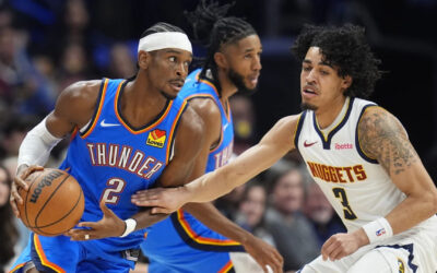 Gilgeous-Alexander y Holmgren guían a Thunder a paliza 102-87 sobre Nuggets