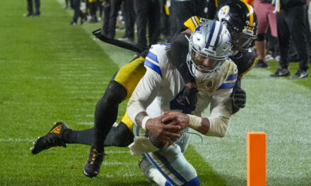 Prescott lanza pase de TD a Tolbert con 20 segundos para darle a Cowboys triunfo 20-17 ante Steelers