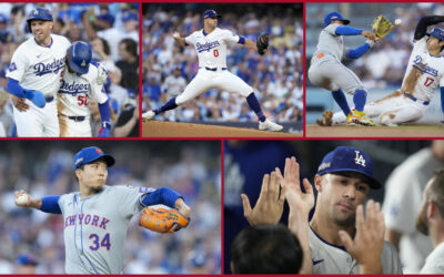 Dodgers superan 9-0 a Mets en primer partido de la Serie de Campeonato de la Nacional