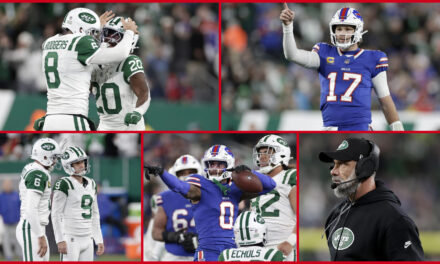 Bills remontan para vencer 23-20 a Jets, que no se salvan ni con un Hail Mary de Rodgers