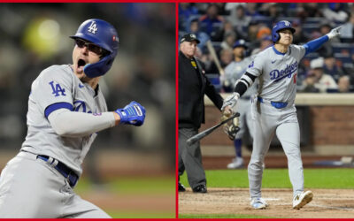 Hernández y Ohtani suenan jonrones, Dodgers apalean 8-0 a Mets para irse arriba 2-1 en la serie