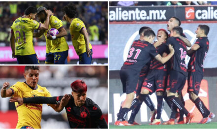 Xolos soporta la presión final del América; empatan a dos