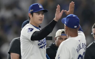 Ohtani pega HR en su debut en playoffs y Dodgers remontan para vencer 7-5 a Padres