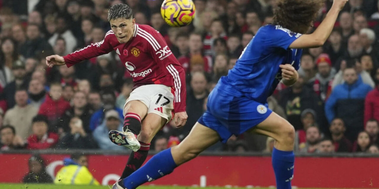 Con gol de Garnacho, Man United vence 3-0 a Leicester previo a que Amorim asume como técnico