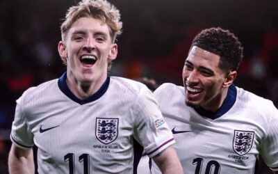 Inglaterra vuele a la élite de la Nations League con goleada