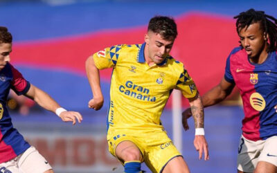 Barcelona sucumbe 2-1 ante Las Palmas en el festejo de su 125mo aniversario