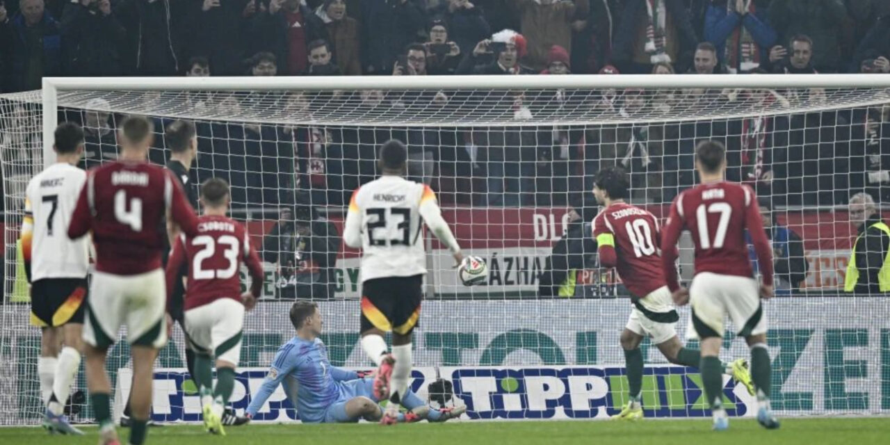 Hungría amarga a Alemania con un penal en el último minuto en la Liga de Naciones