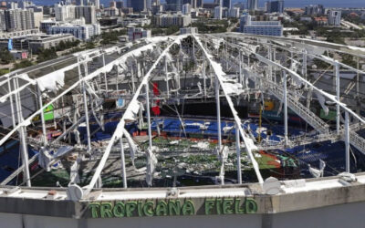 St. Petersburg aprueba reparación por 23 millones al techo del Tropicana Field, dañado por huracán