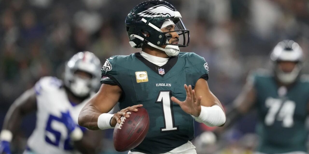 Eagles superan 34-6 a los desacertados Cowboys sin Prescott