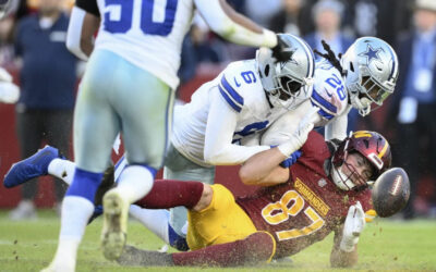 Seibert falla punto extra y Commanders pierden 3er juego consecutivo, 34-26 ante Cowboys