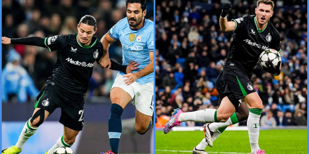 Man City dilapida ventaja de 3 goles y es abucheado tras empate con Feyenoord en Champions