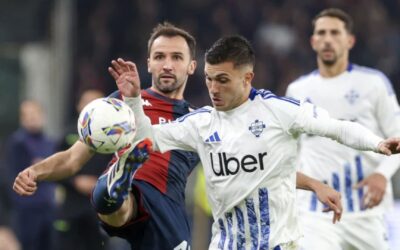 Con asistencia del argentino Nico Paz, Como empata 1-1 ante Genoa en la Serie A
