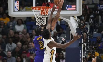 Anthony Davis has 31 points and 14 rebounds to lead Lakers past the Pelicans 104-99