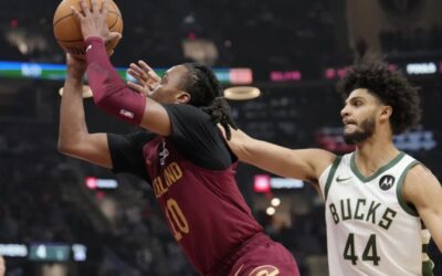 Garland anota 39 y Cavaliers mejoran a 8-0 con victoria 116-114 sobre Bucks sin Giannis