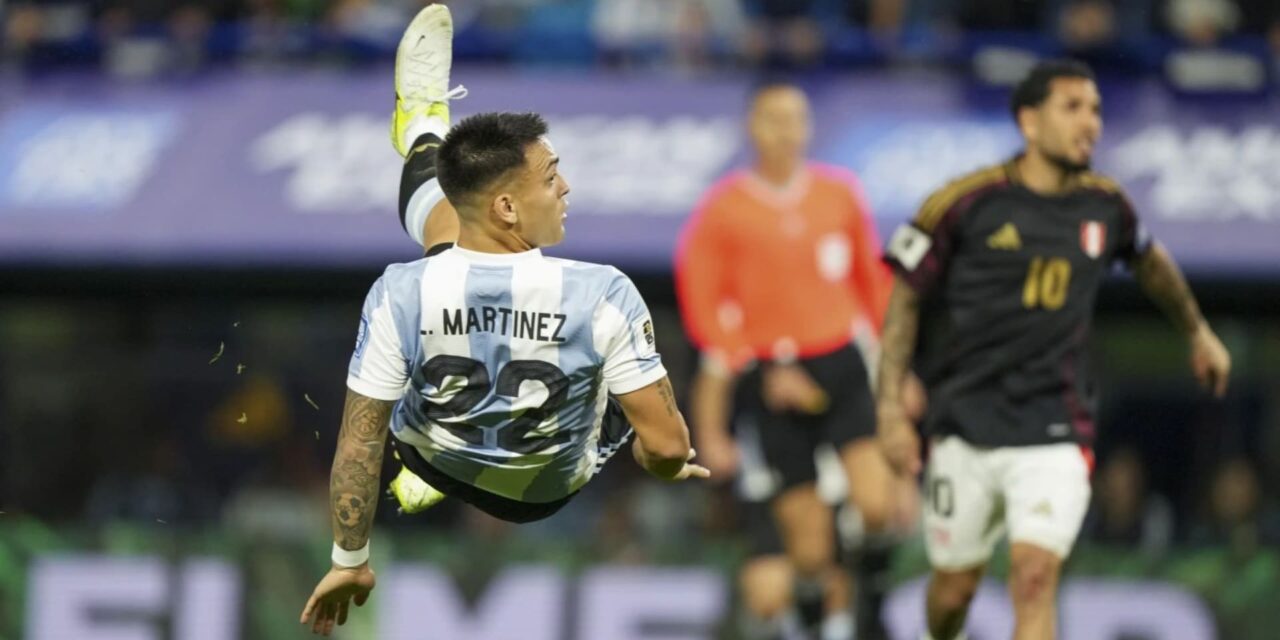 Lautaro iguala a Maradona en cosecha de goles y deja a la Argentina a un paso del Mundial