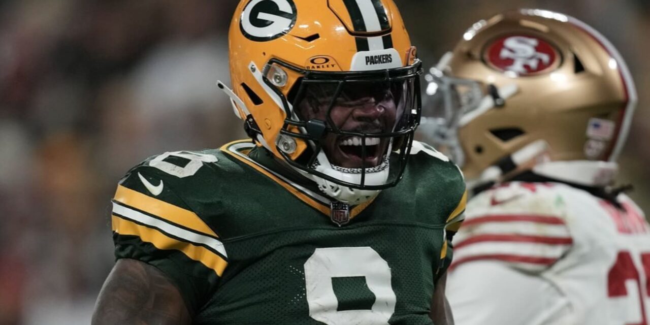 Packers aplastan 38-10 a los 49ers mermados con tres TDs de Josh Jacobs