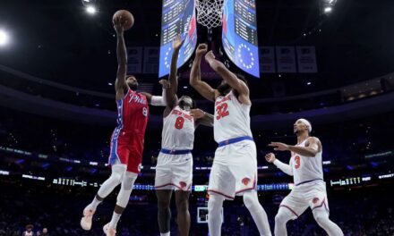 Anunoby lleva a Knicks hacia victoria 111-99 sobre 76ers en debut de Embiid